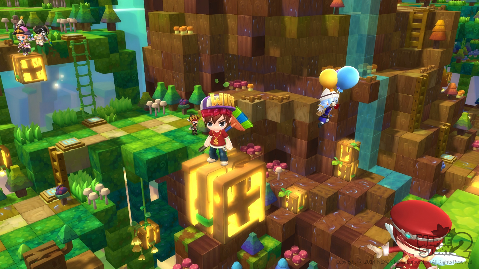 Gameplay From Maplestory 2 s Alpha Showcases Early Combat And Exploration