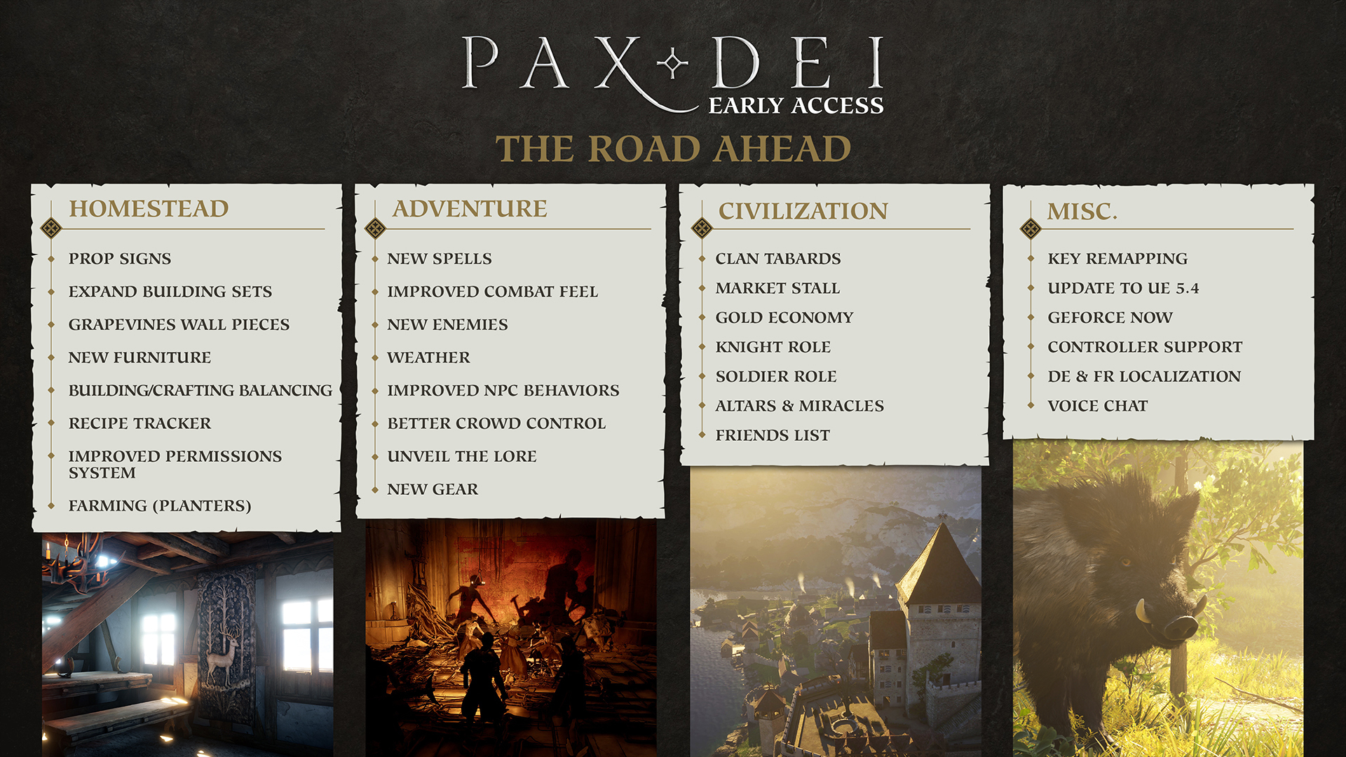 As Pax Dei Early Access Starts Tomorrow, New Roadmap Shows Of How Much ...